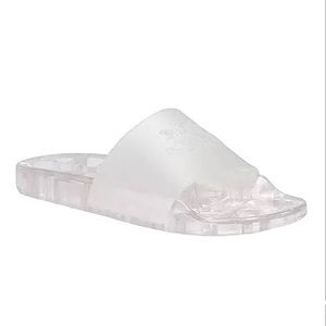 Coach Clear Jelly Slides